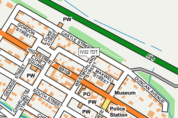 IV32 7DT map - OS OpenMap – Local (Ordnance Survey) IV32 7DT map - OS OpenMap – Local (Ordnance Survey)