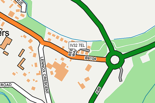 IV32 7EL map - OS OpenMap – Local (Ordnance Survey) IV32 7EL map - OS OpenMap – Local (Ordnance Survey)