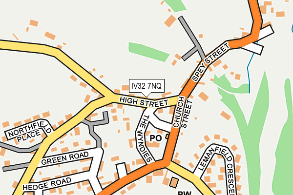 IV32 7NQ map - OS OpenMap – Local (Ordnance Survey) IV32 7NQ map - OS OpenMap – Local (Ordnance Survey)