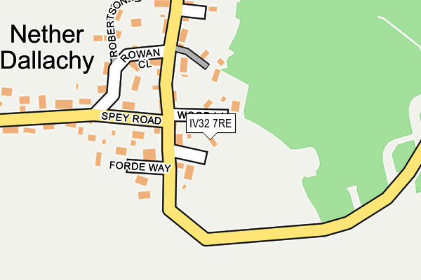 IV32 7RE map - OS OpenMap – Local (Ordnance Survey) IV32 7RE map - OS OpenMap – Local (Ordnance Survey)