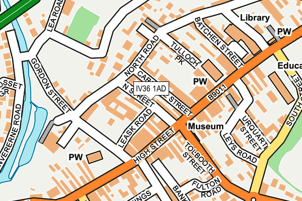 IV36 1AD map - OS OpenMap – Local (Ordnance Survey) IV36 1AD map - OS OpenMap – Local (Ordnance Survey)