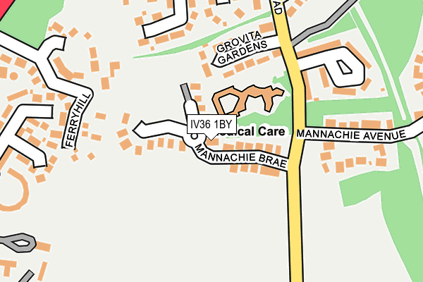 IV36 1BY map - OS OpenMap – Local (Ordnance Survey) IV36 1BY map - OS OpenMap – Local (Ordnance Survey)