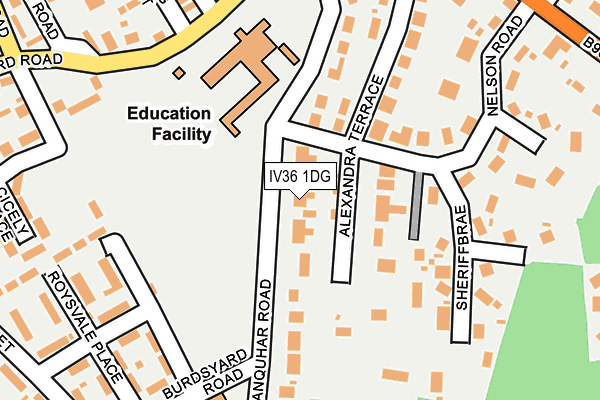 IV36 1DG map - OS OpenMap – Local (Ordnance Survey) IV36 1DG map - OS OpenMap – Local (Ordnance Survey)