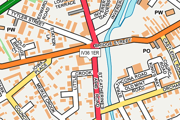 IV36 1ER map - OS OpenMap – Local (Ordnance Survey) IV36 1ER map - OS OpenMap – Local (Ordnance Survey)