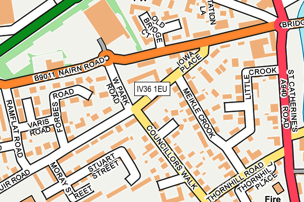 IV36 1EU map - OS OpenMap – Local (Ordnance Survey) IV36 1EU map - OS OpenMap – Local (Ordnance Survey)