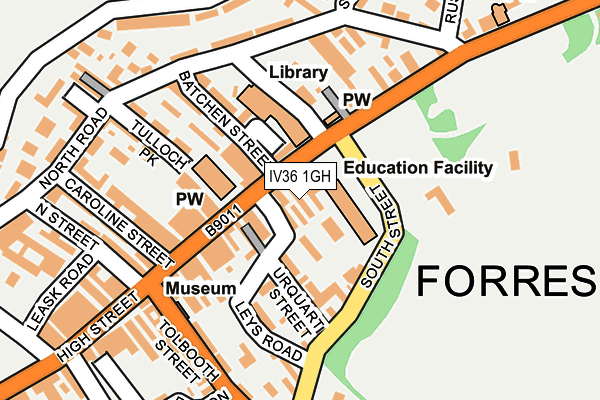 IV36 1GH map - OS OpenMap – Local (Ordnance Survey) IV36 1GH map - OS OpenMap – Local (Ordnance Survey)