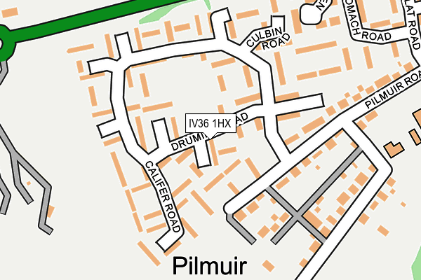 IV36 1HX map - OS OpenMap – Local (Ordnance Survey) IV36 1HX map - OS OpenMap – Local (Ordnance Survey)