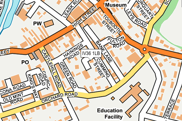 IV36 1LB map - OS OpenMap – Local (Ordnance Survey) IV36 1LB map - OS OpenMap – Local (Ordnance Survey)