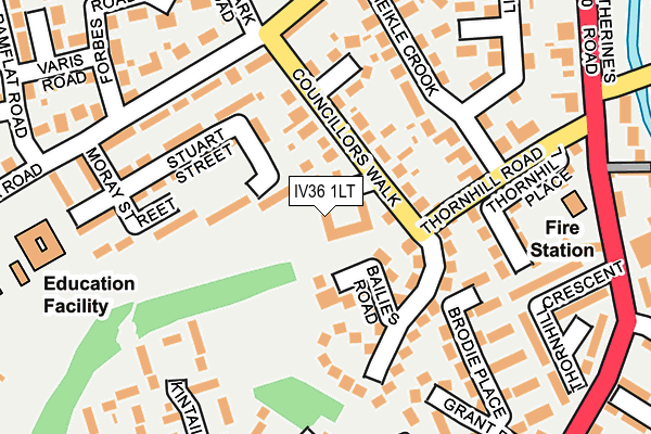 IV36 1LT map - OS OpenMap – Local (Ordnance Survey) IV36 1LT map - OS OpenMap – Local (Ordnance Survey)