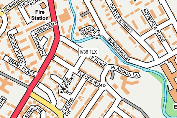 IV36 1LX map - OS OpenMap – Local (Ordnance Survey) IV36 1LX map - OS OpenMap – Local (Ordnance Survey)