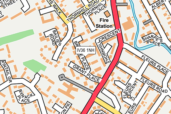 IV36 1NH map - OS OpenMap – Local (Ordnance Survey) IV36 1NH map - OS OpenMap – Local (Ordnance Survey)