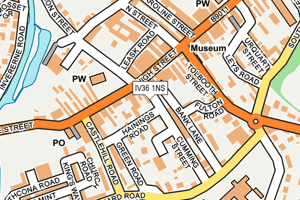 IV36 1NS map - OS OpenMap – Local (Ordnance Survey) IV36 1NS map - OS OpenMap – Local (Ordnance Survey)