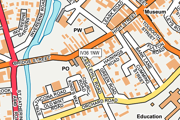 IV36 1NW map - OS OpenMap – Local (Ordnance Survey) IV36 1NW map - OS OpenMap – Local (Ordnance Survey)