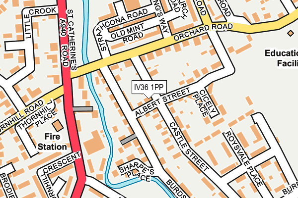 IV36 1PP map - OS OpenMap – Local (Ordnance Survey) IV36 1PP map - OS OpenMap – Local (Ordnance Survey)