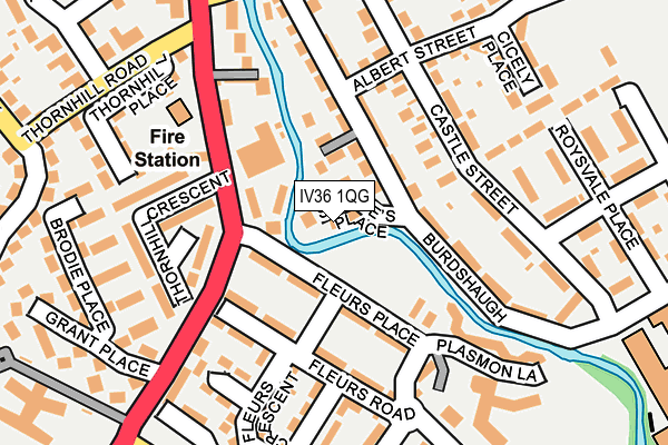 IV36 1QG map - OS OpenMap – Local (Ordnance Survey) IV36 1QG map - OS OpenMap – Local (Ordnance Survey)