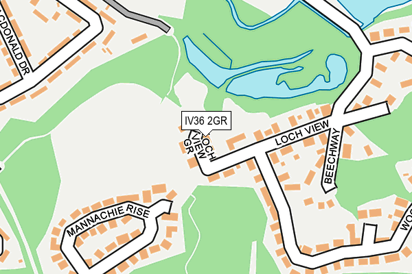 IV36 2GR map - OS OpenMap – Local (Ordnance Survey) IV36 2GR map - OS OpenMap – Local (Ordnance Survey)