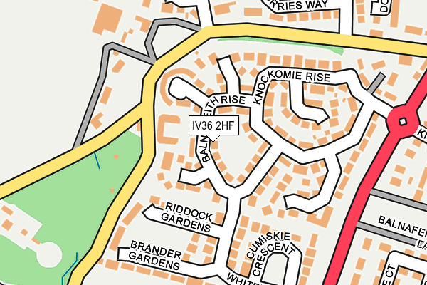 IV36 2HF map - OS OpenMap – Local (Ordnance Survey) IV36 2HF map - OS OpenMap – Local (Ordnance Survey)