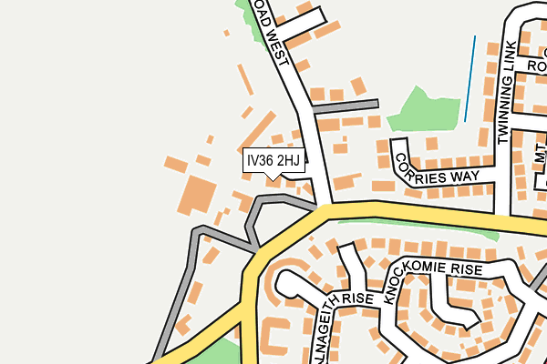 IV36 2HJ map - OS OpenMap – Local (Ordnance Survey) IV36 2HJ map - OS OpenMap – Local (Ordnance Survey)