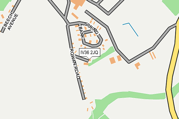IV36 2JQ map - OS OpenMap – Local (Ordnance Survey) IV36 2JQ map - OS OpenMap – Local (Ordnance Survey)