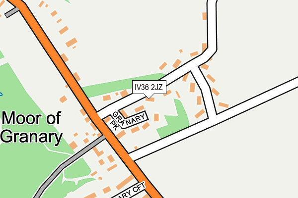 IV36 2JZ map - OS OpenMap – Local (Ordnance Survey) IV36 2JZ map - OS OpenMap – Local (Ordnance Survey)