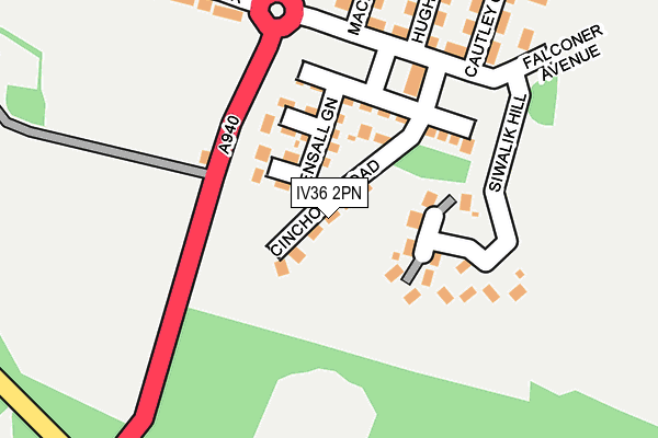 IV36 2PN map - OS OpenMap – Local (Ordnance Survey) IV36 2PN map - OS OpenMap – Local (Ordnance Survey)