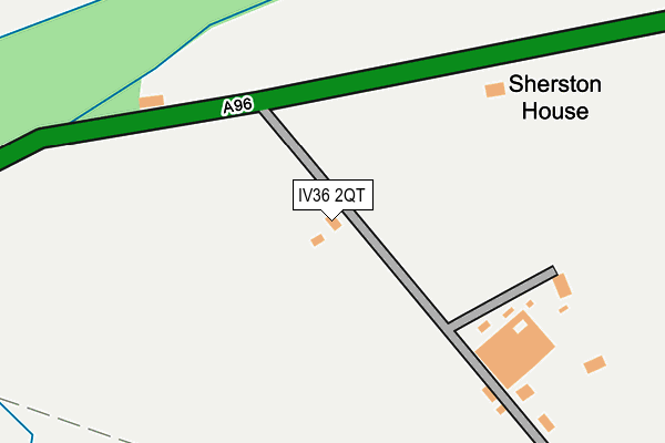 IV36 2QT map - OS OpenMap – Local (Ordnance Survey) IV36 2QT map - OS OpenMap – Local (Ordnance Survey)