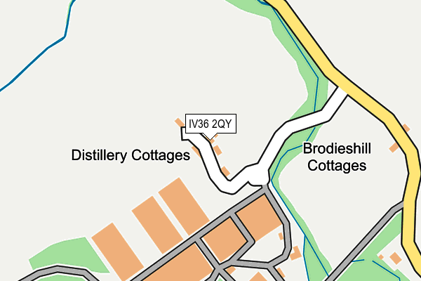 IV36 2QY map - OS OpenMap – Local (Ordnance Survey) IV36 2QY map - OS OpenMap – Local (Ordnance Survey)