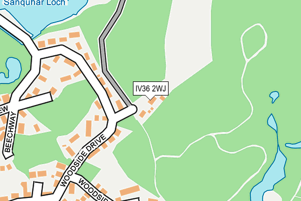 IV36 2WJ map - OS OpenMap – Local (Ordnance Survey) IV36 2WJ map - OS OpenMap – Local (Ordnance Survey)