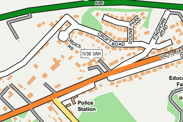 IV36 3AH map - OS OpenMap – Local (Ordnance Survey) IV36 3AH map - OS OpenMap – Local (Ordnance Survey)