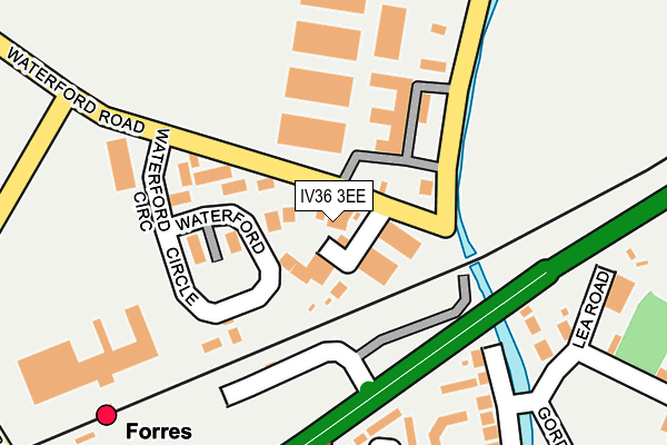 IV36 3EE map - OS OpenMap – Local (Ordnance Survey) IV36 3EE map - OS OpenMap – Local (Ordnance Survey)