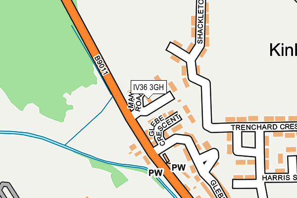 IV36 3GH map - OS OpenMap – Local (Ordnance Survey) IV36 3GH map - OS OpenMap – Local (Ordnance Survey)