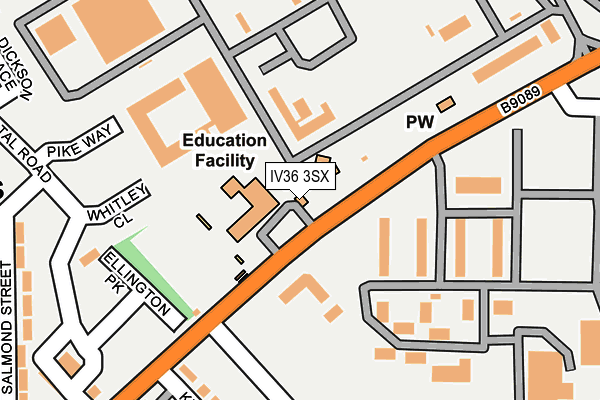 IV36 3SX map - OS OpenMap – Local (Ordnance Survey) IV36 3SX map - OS OpenMap – Local (Ordnance Survey)