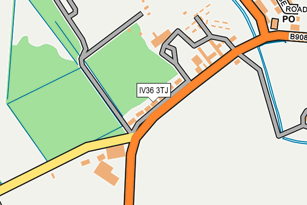 IV36 3TJ map - OS OpenMap – Local (Ordnance Survey) IV36 3TJ map - OS OpenMap – Local (Ordnance Survey)