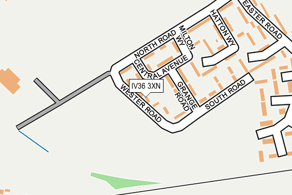 IV36 3XN map - OS OpenMap – Local (Ordnance Survey) IV36 3XN map - OS OpenMap – Local (Ordnance Survey)