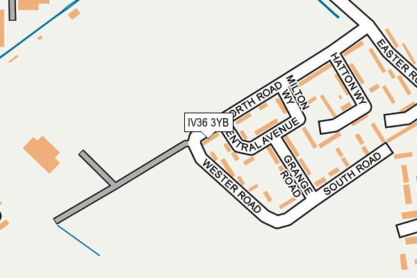IV36 3YB map - OS OpenMap – Local (Ordnance Survey) IV36 3YB map - OS OpenMap – Local (Ordnance Survey)