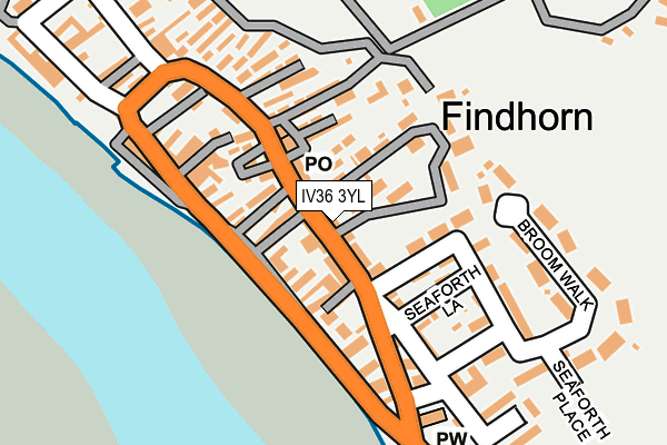 IV36 3YL map - OS OpenMap – Local (Ordnance Survey) IV36 3YL map - OS OpenMap – Local (Ordnance Survey)