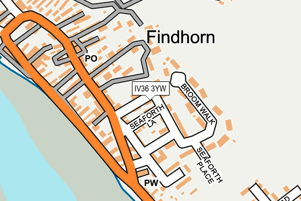 IV36 3YW map - OS OpenMap – Local (Ordnance Survey) IV36 3YW map - OS OpenMap – Local (Ordnance Survey)