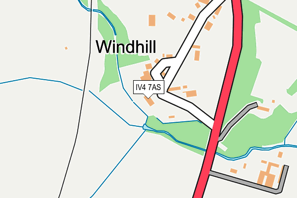 IV4 7AS map - OS OpenMap – Local (Ordnance Survey) IV4 7AS map - OS OpenMap – Local (Ordnance Survey)