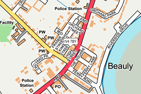 IV4 7BY map - OS OpenMap – Local (Ordnance Survey) IV4 7BY map - OS OpenMap – Local (Ordnance Survey)
