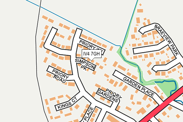 IV4 7GH map - OS OpenMap – Local (Ordnance Survey) IV4 7GH map - OS OpenMap – Local (Ordnance Survey)