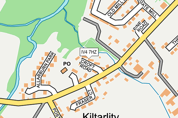 IV4 7HZ map - OS OpenMap – Local (Ordnance Survey) IV4 7HZ map - OS OpenMap – Local (Ordnance Survey)