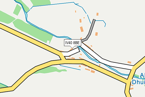 IV40 8BE map - OS OpenMap – Local (Ordnance Survey) IV40 8BE map - OS OpenMap – Local (Ordnance Survey)