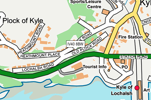 IV40 8BW map - OS OpenMap – Local (Ordnance Survey) IV40 8BW map - OS OpenMap – Local (Ordnance Survey)