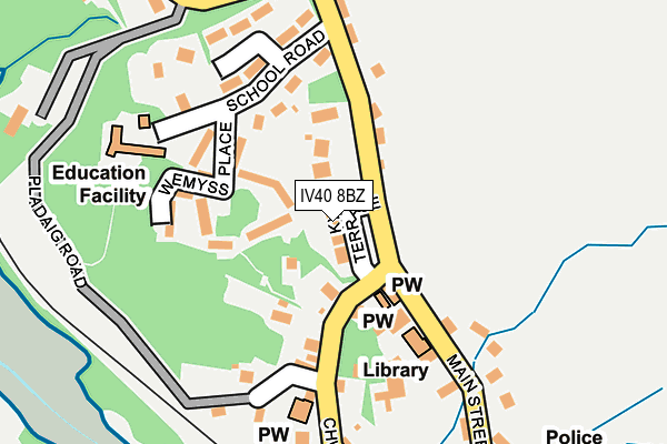 IV40 8BZ map - OS OpenMap – Local (Ordnance Survey) IV40 8BZ map - OS OpenMap – Local (Ordnance Survey)