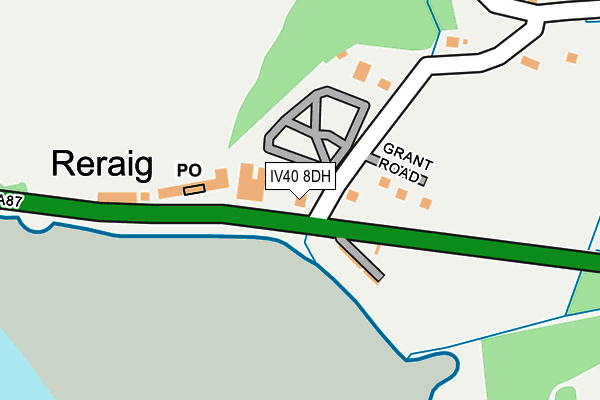 IV40 8DH map - OS OpenMap – Local (Ordnance Survey) IV40 8DH map - OS OpenMap – Local (Ordnance Survey)