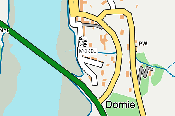 IV40 8DU map - OS OpenMap – Local (Ordnance Survey) IV40 8DU map - OS OpenMap – Local (Ordnance Survey)