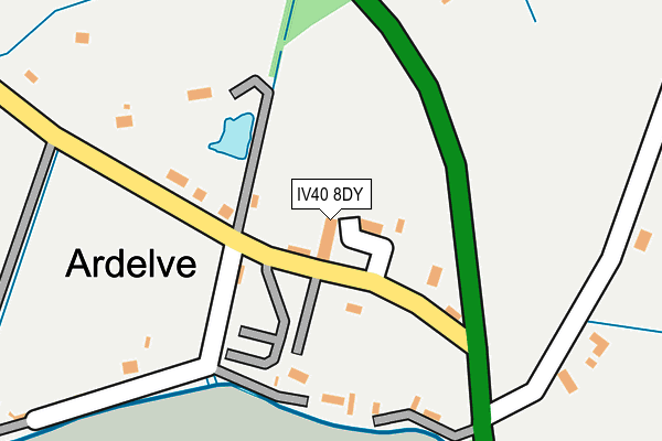 IV40 8DY map - OS OpenMap – Local (Ordnance Survey) IV40 8DY map - OS OpenMap – Local (Ordnance Survey)