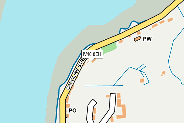 IV40 8EH map - OS OpenMap – Local (Ordnance Survey)