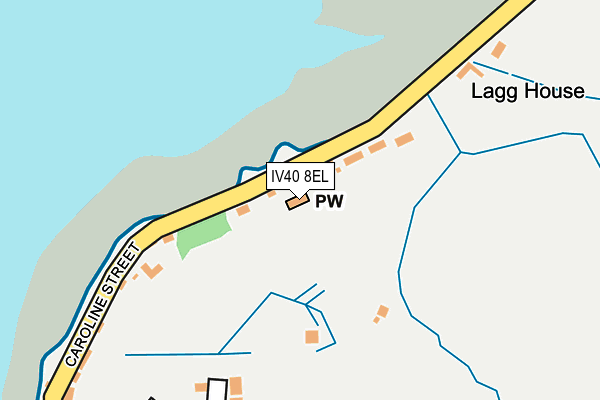 IV40 8EL map - OS OpenMap – Local (Ordnance Survey) IV40 8EL map - OS OpenMap – Local (Ordnance Survey)