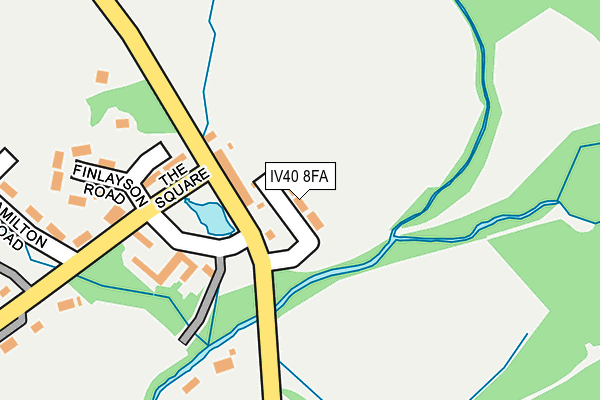 IV40 8FA map - OS OpenMap – Local (Ordnance Survey) IV40 8FA map - OS OpenMap – Local (Ordnance Survey)